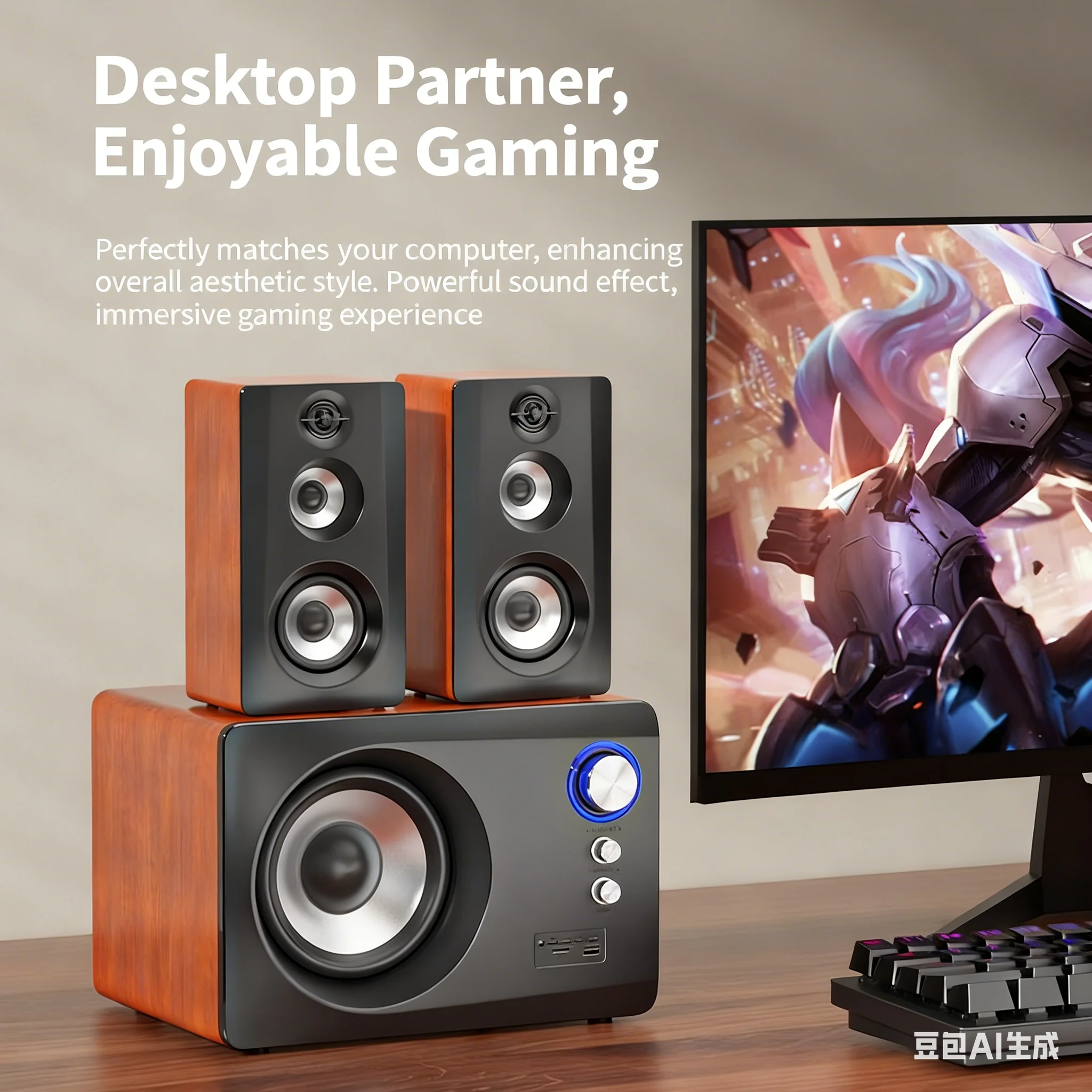 Altoparlanti Bluetooth 2.1 in  - Gaming Speaker 2.1 recensione e prezzo
