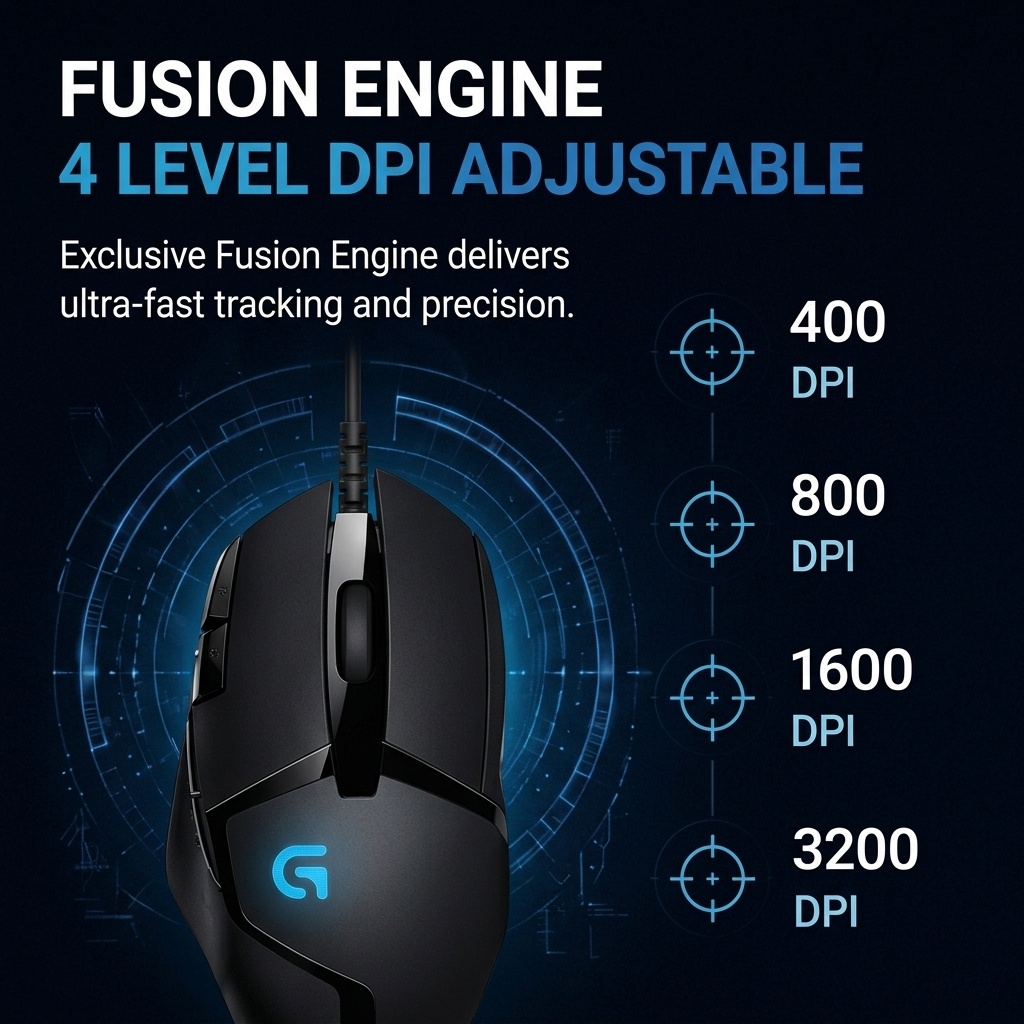 Mouse da gioco Logitech G402 c - Esports Gaming Logos recensione e prezzo