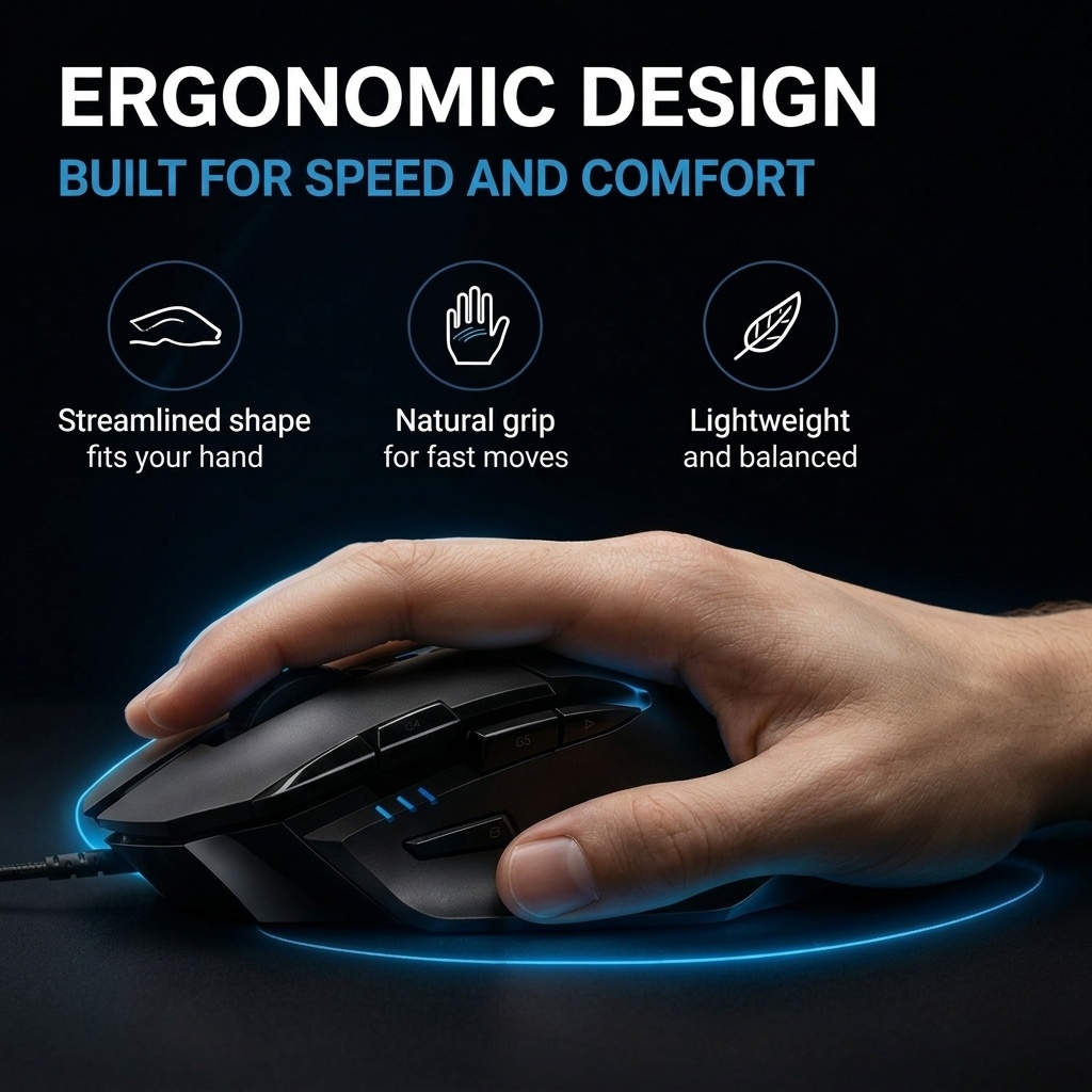 Mouse E-Sports Cablato Logitec - Esports Gaming Logos recensione e prezzo