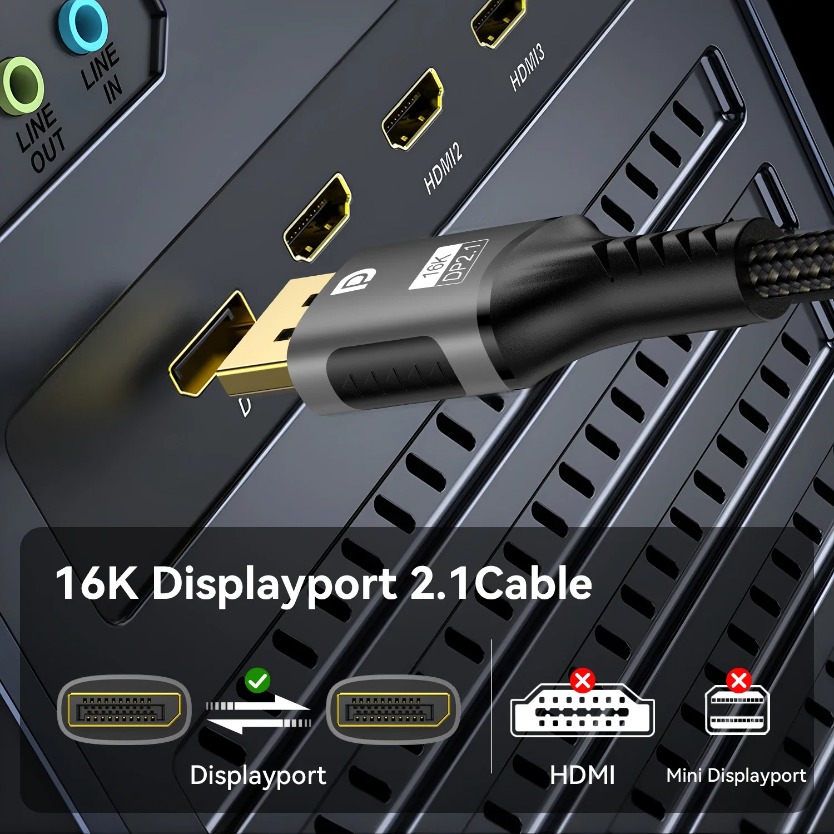 Cavo DisplayPort DP 2.1 80Gbps - Gaming Speaker 2.1 recensione e prezzo