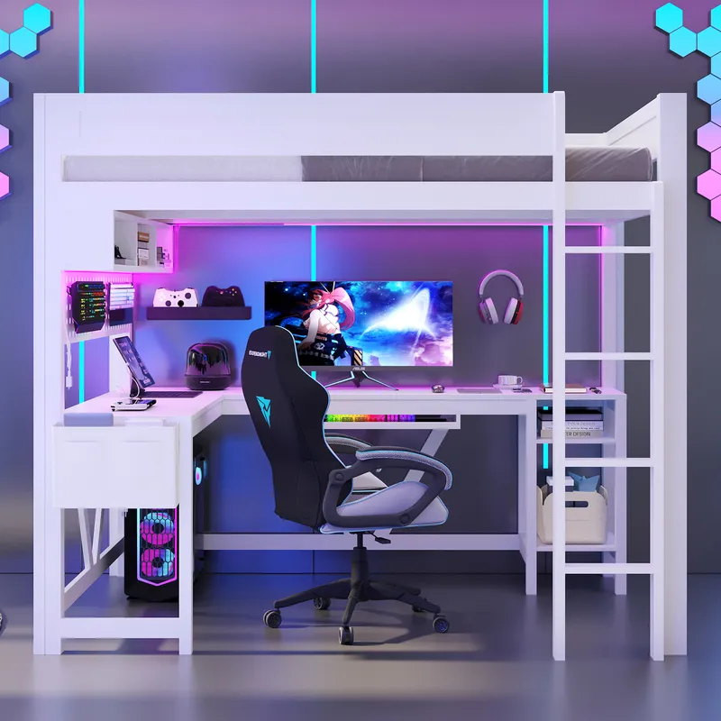 Letto a soppalco bianco da gam - Esports Gaming Bed recensione e prezzo