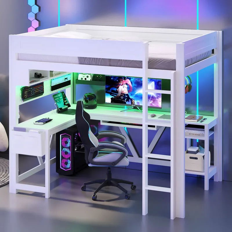 Letto a soppalco bianco da gam - Esports Gaming Bed recensione e prezzo