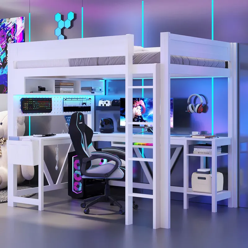 Letto a soppalco bianco da gam - Esports Gaming Bed recensione e prezzo