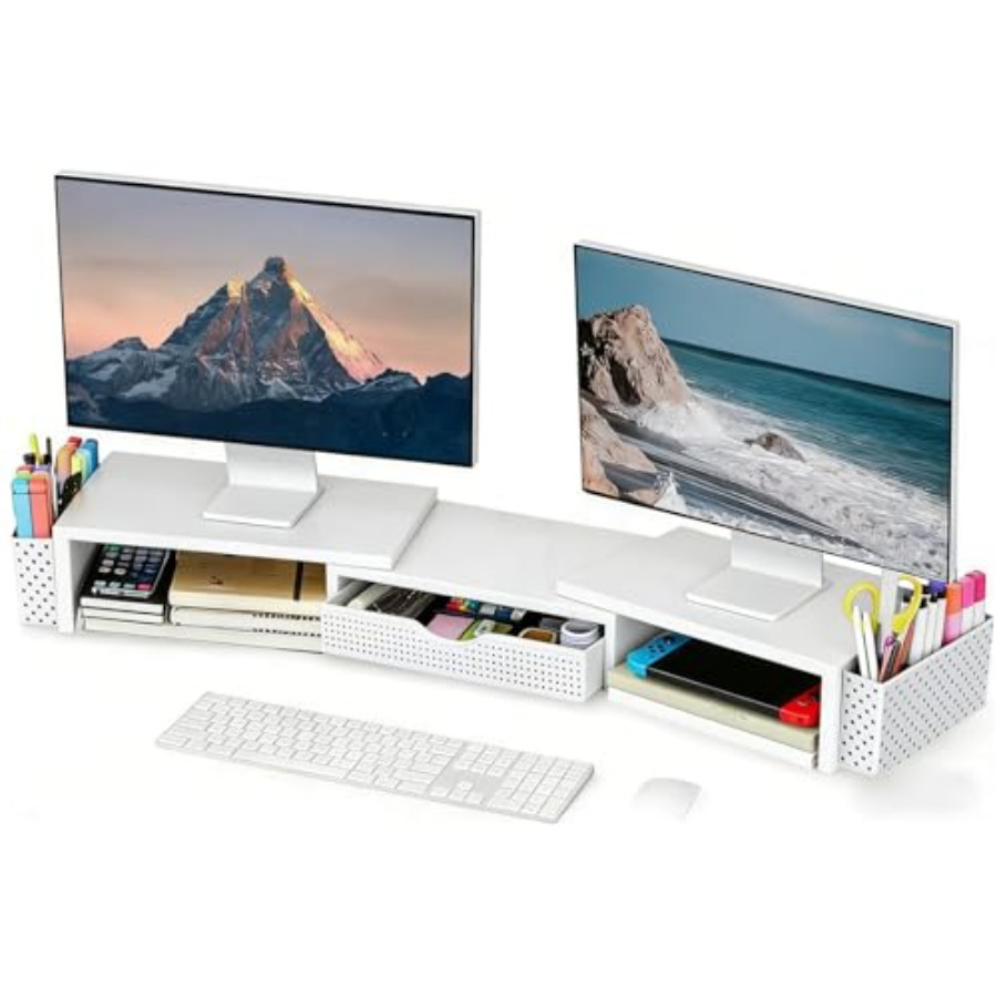 Organizzatori e Accessori da S - Dual Monitor Stand recensione e prezzo